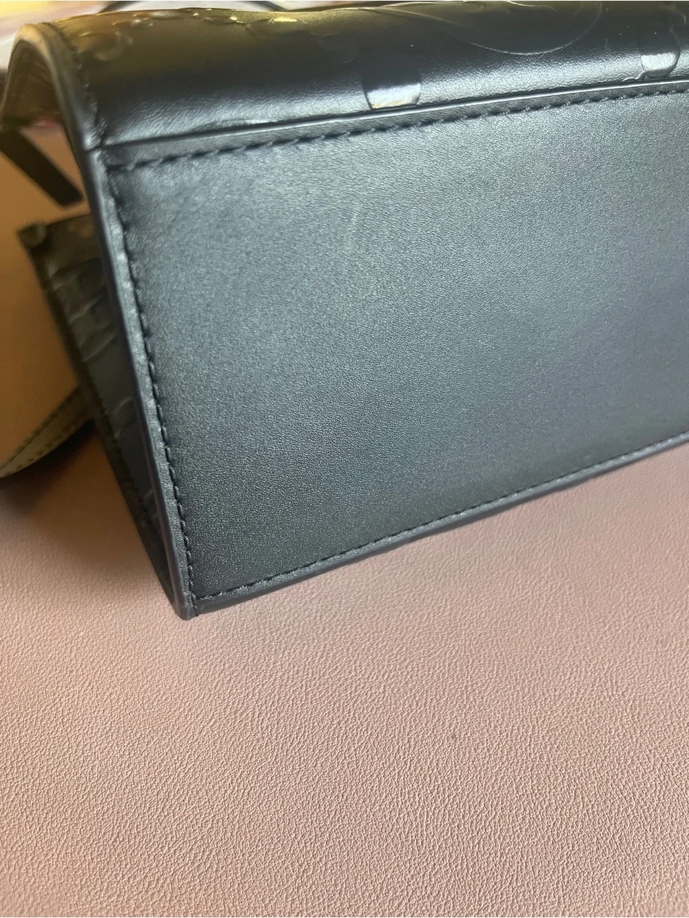 Tory Burch T Monogram Contrast EmbossedSquare Tote
